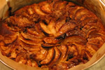 Danish Apple Prune and Almond Cake